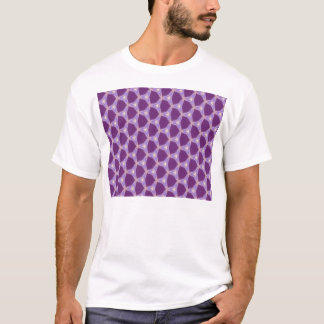 Purpurfärgad symmetri tee shirt