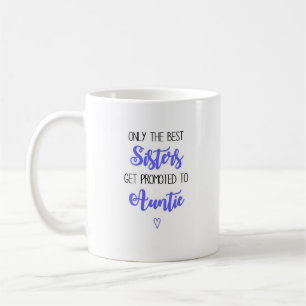 Purpurfärgad syster som främjas till Auntie Rån Kaffemugg