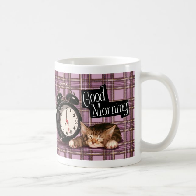 purpurfärgad Tartankattunge Kaffemugg (Höger)