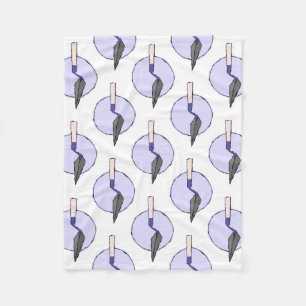 Purpurfärgad Trowel - arkeolog verktygsats Fleecefilt