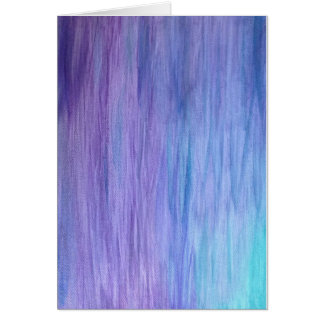 Purpurfärgad turkosfusion hälsningskort