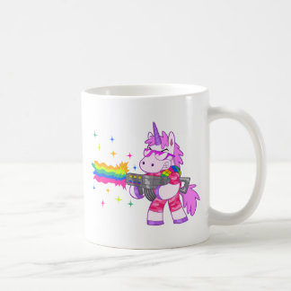 Purpurfärgad Unicorn - vapen Kaffemugg