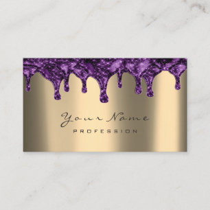 Purpurfärgad violett Sepia för nagelvaxEpilation Visitkort
