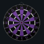 Purpurfärgad vit- och svartDartboard Piltavla<br><div class="desc">Purpurfärgad vit- och svartDartboard. 

 Randiga Hope™ är ditt on-line lager för designer och gåvor för en variation unika.</div>