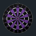 Purpurfärgad vit- och svartDartboard Piltavla<br><div class="desc">Purpurfärgad vit- och svartDartboard. 

 Randiga Hope™ är ditt on-line lager för designer och gåvor för en variation unika.</div>