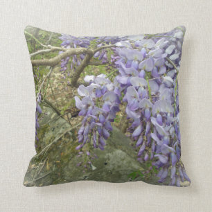 Purpurfärgad Wisteria Kudde
