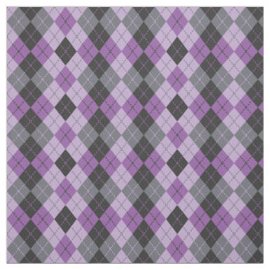 Purpurfärgade Argyle Tyg