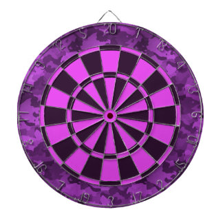 Purpurfärgade Camo Darttavla