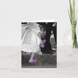 Purpurfärgade Crocs Kort