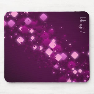 Purpurfärgade diamanter + blinginmousepad musmatta