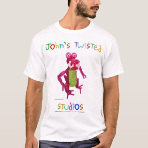 Purpurfärgade Dino Tee