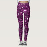 Purpurfärgade FauxglitterSparkles Leggings<br><div class="desc">Glamoröst stort purpurfärgat fauxglitter.
BEHAGA NOTERAR:  Dessa är lägenheten utskrivavna diagram - inga lyftta delar.</div>