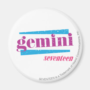 Purpurfärgade Gemini Magnet