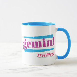 Purpurfärgade Gemini Mugg