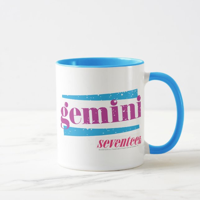 Purpurfärgade Gemini Mugg (Höger)