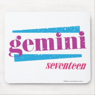 Purpurfärgade Gemini Musmatta