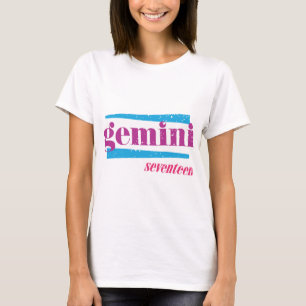 Purpurfärgade Gemini T-shirt