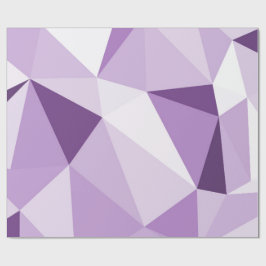 Purpurfärgade geometriska abstrakt trianglar presentpapper