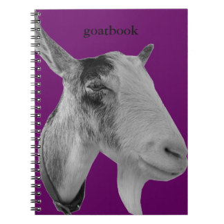 Purpurfärgade Goatbook Anteckningsbok