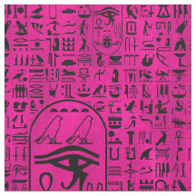 Purpurfärgade Hieroglyphics