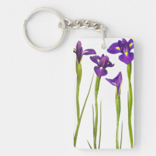 Purpurfärgade Irises - skräddarsy mall för Iris