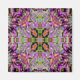Purpurfärgade Kaleidoscopemagneter Magnet