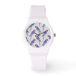 Purpurfärgade papegojor armbandsur