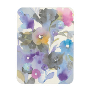 Purpurfärgade pastellfärgade Petals för Magnet