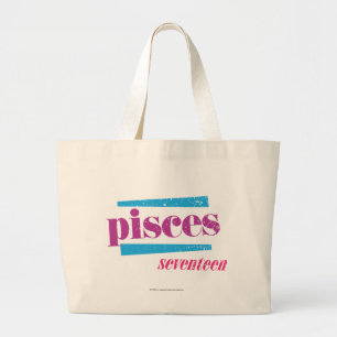 Purpurfärgade Pisces Jumbo Tygkasse