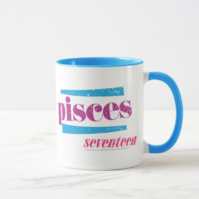 Purpurfärgade Pisces Mugg (Höger)
