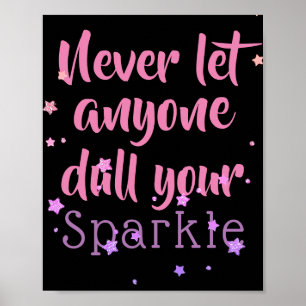 Purpurfärgade rosa stjärnor för inspirera poster