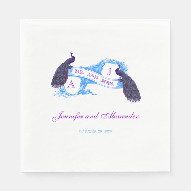 Purpurfärgade servetter för papper för (Framsidan)