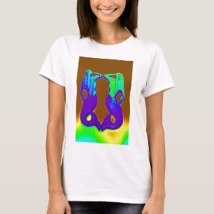 purpurfärgade utkiksjöjungfruar t shirt