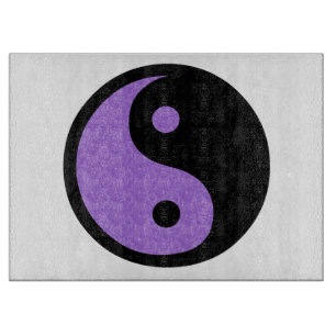 Purpurfärgade Yin Yang