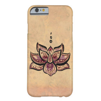 Purpurfärgat fodral för lotusblommablommaiPhone 6 Barely There iPhone 6 Skal