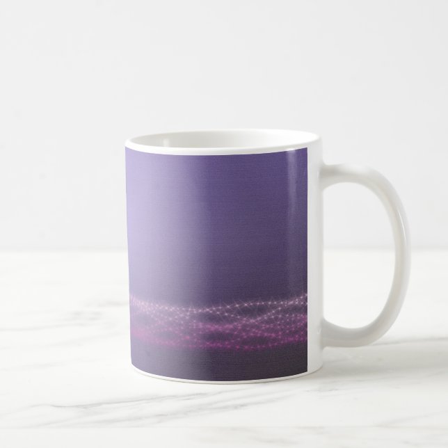 Purpurfärgat ljus kaffemugg (Höger)