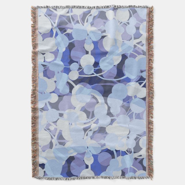 Purpurfärgat Microbemönster Filt (Framsidan Vertikal)