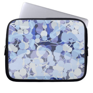 Purpurfärgat Microbemönster Laptop Fodral