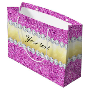 Purpurfärgat Sequinsguld omkullkastar Bling