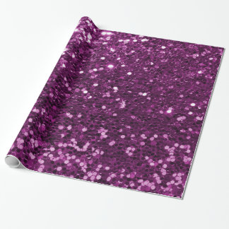Purpurfärgat Sparkly Fauxglitter Presentpapper