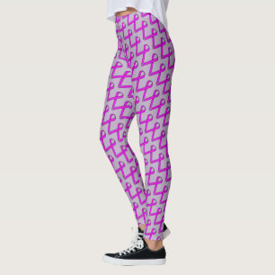 Purpurfärgat standart band av Kenneth Yoncich Leggings