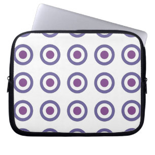 Purpurfärgat Tjur-öga Laptop Sleeve