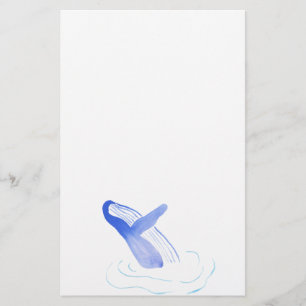 Purpurfärgat val brevpapper