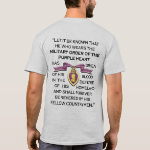 "PURPURHJÄRTAT CITAT" T SHIRT