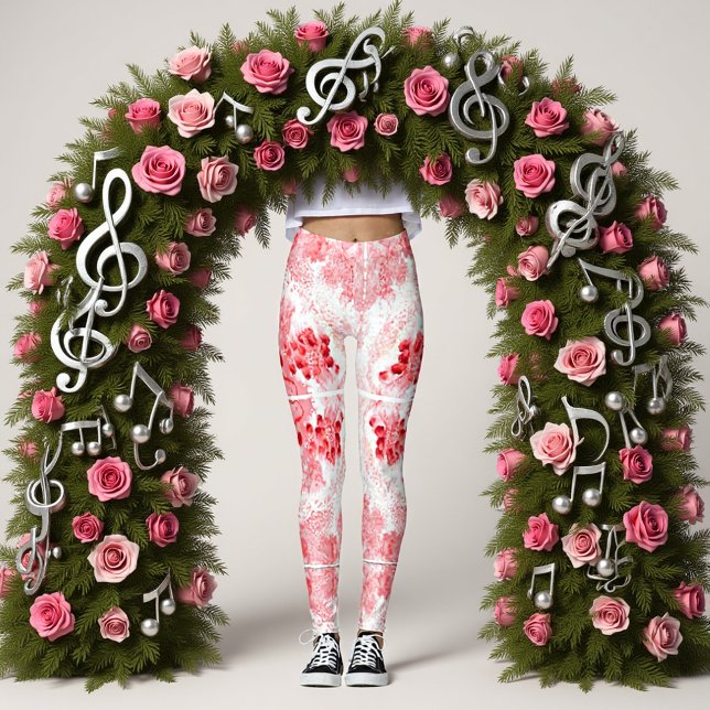 Purpurkåporna viskar leggings (Skapare uppladdad)