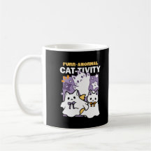 Purr-anormal katt-ktivitet - Halloween-kattdesign
