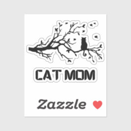 "Purr-fdirect Proud Cat Mamma Klistermärken