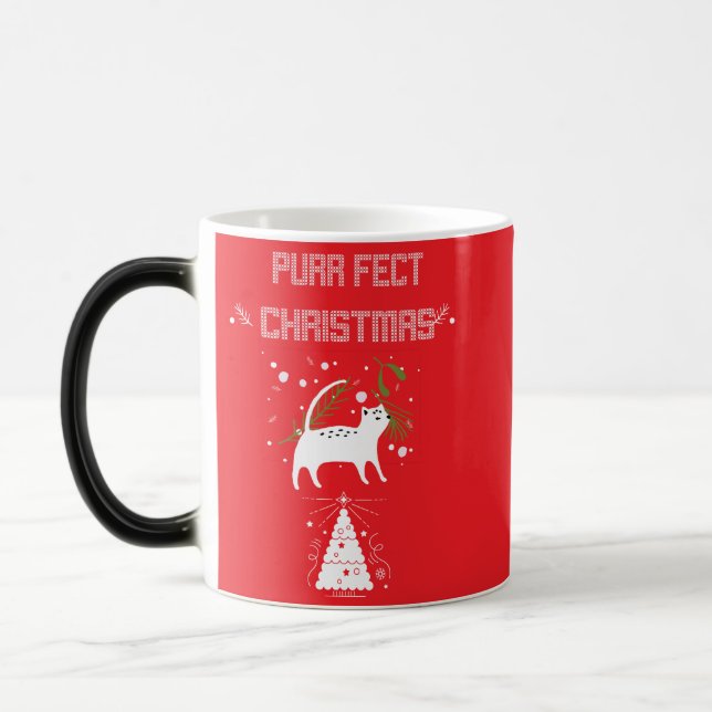 Purr fect christmas magisk mugg (Vänster)