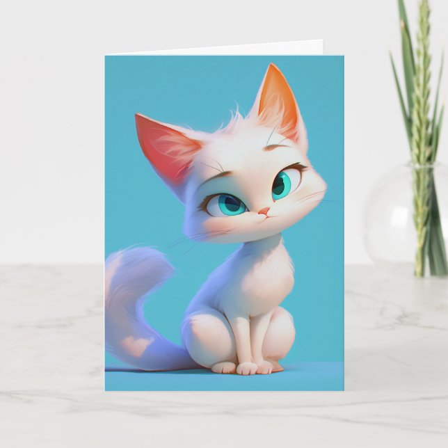 Purr-fect Elegance Helgkort (Framsida)