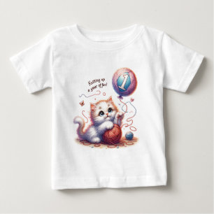Purr-Fect Firande: Första årets Roligt! T Shirt